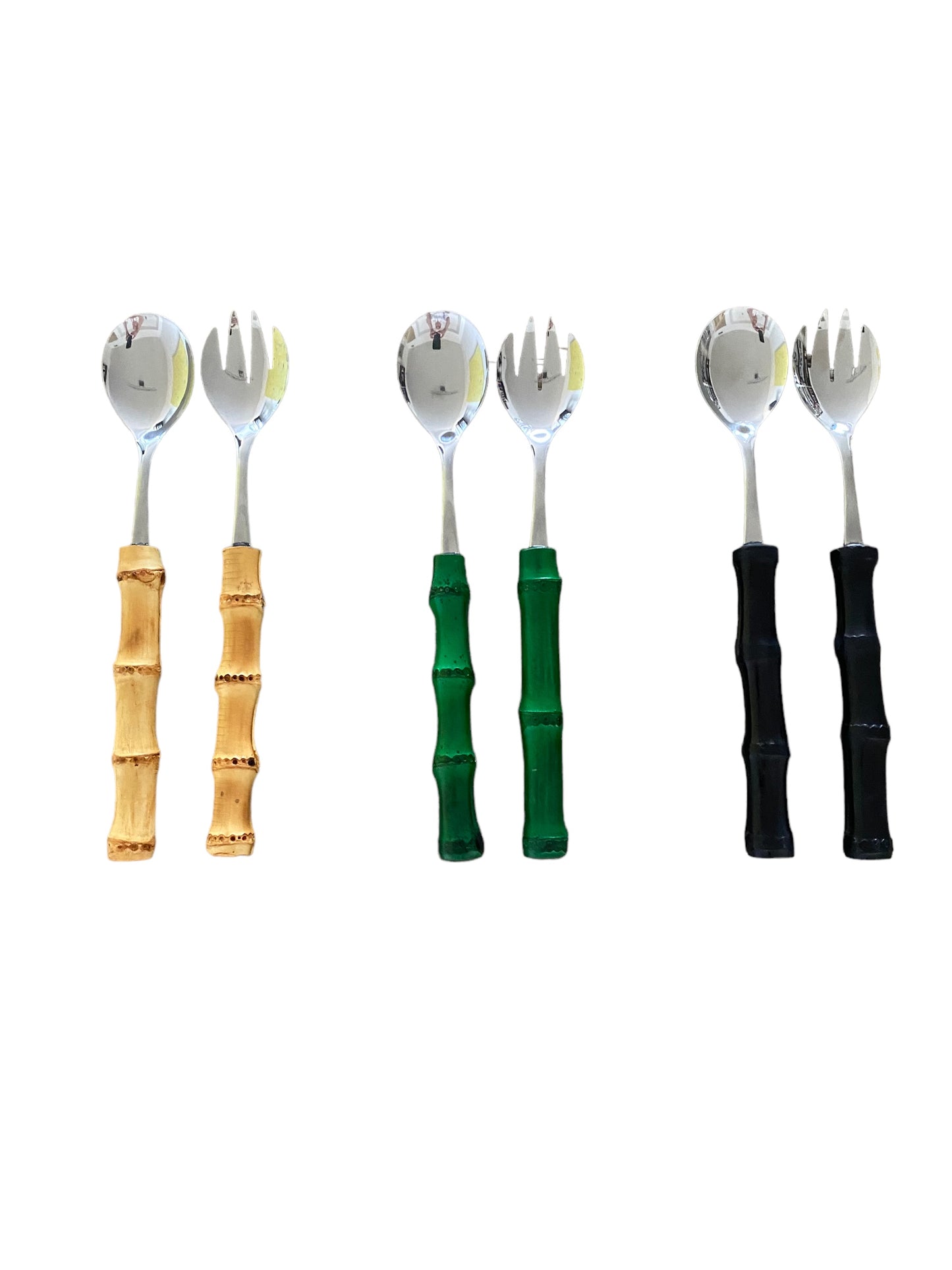 Bamboo Salad Serving Set